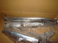 escape de 3 polegadas em inox para subaru 